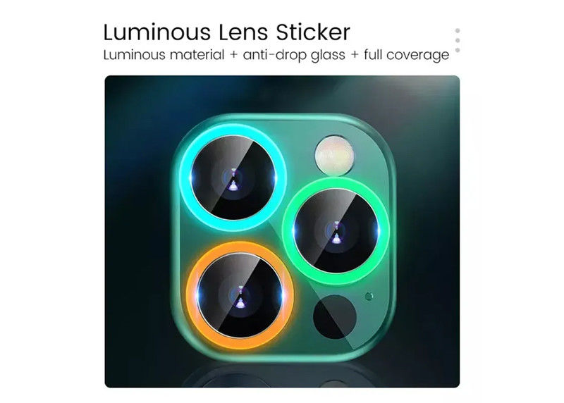 Anti Fall Premier Luminous Camera Lens Protector For IPhone 12 Pro Max